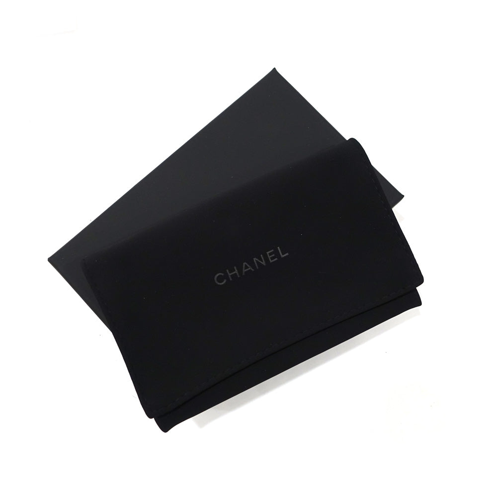 CHANEL Classic Cartridge Classic Cartridge Green  S Caviar Skin Black Coco AP0213