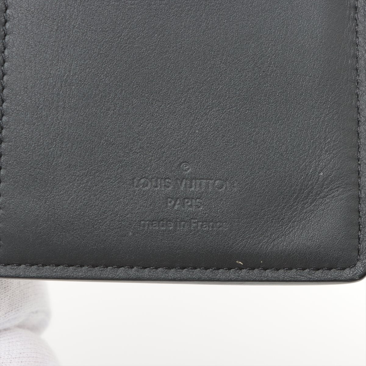 Louis Vuitton LV Aerogram Portefolio Braza M69980 Noir   Wallet