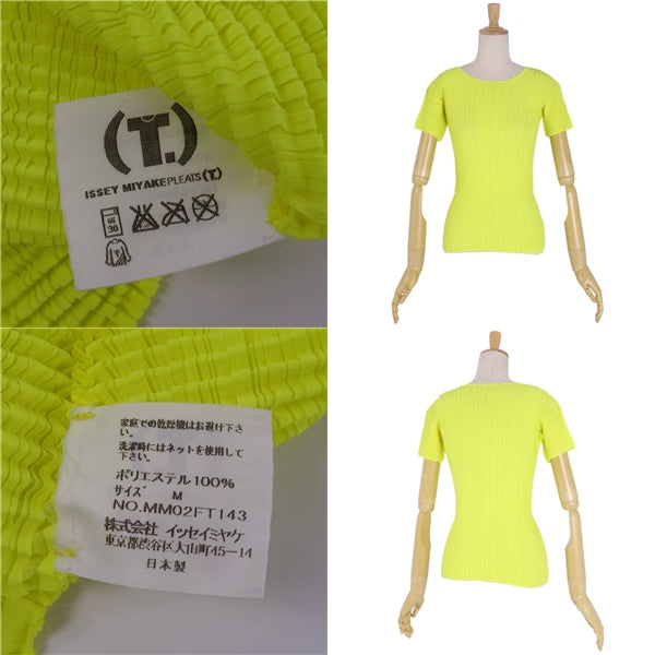 ISSEY MIYAKE  T T T  Cut-Shoot y Short Sleeve   M Yellow