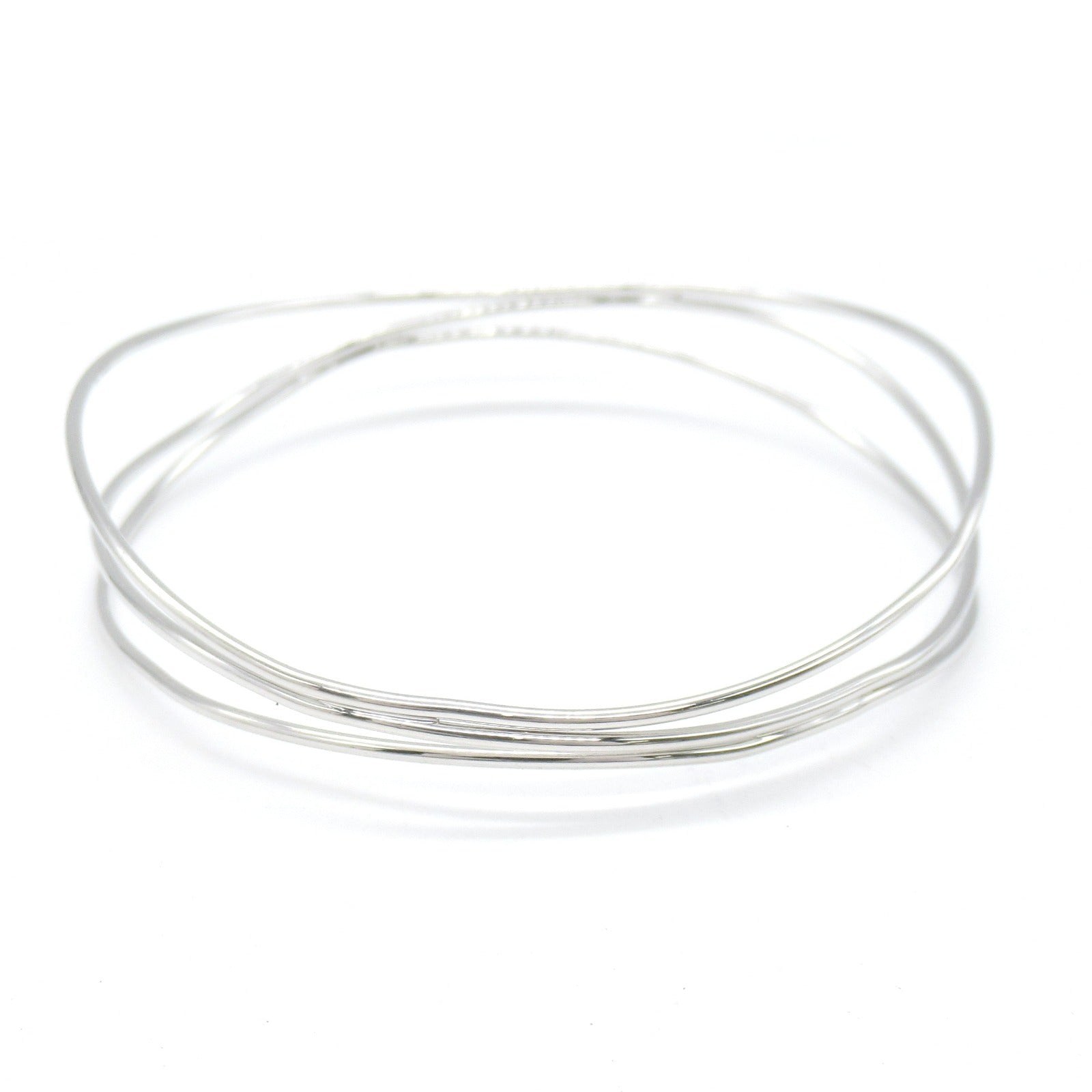 TIFFANY&CO Wave 3 Loop Bangle Bangle Accessories K18WG (White G)  Silver