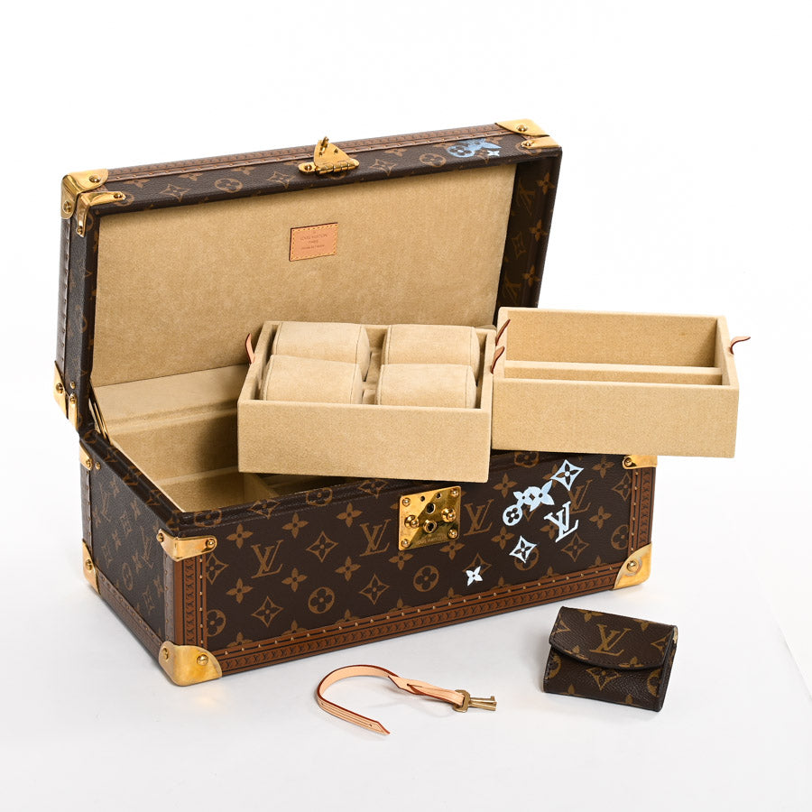 Louis Vuitton Cre Affresour Watch Box M20209 Brown