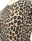 FENDI Leopard T-Shirt Beige 