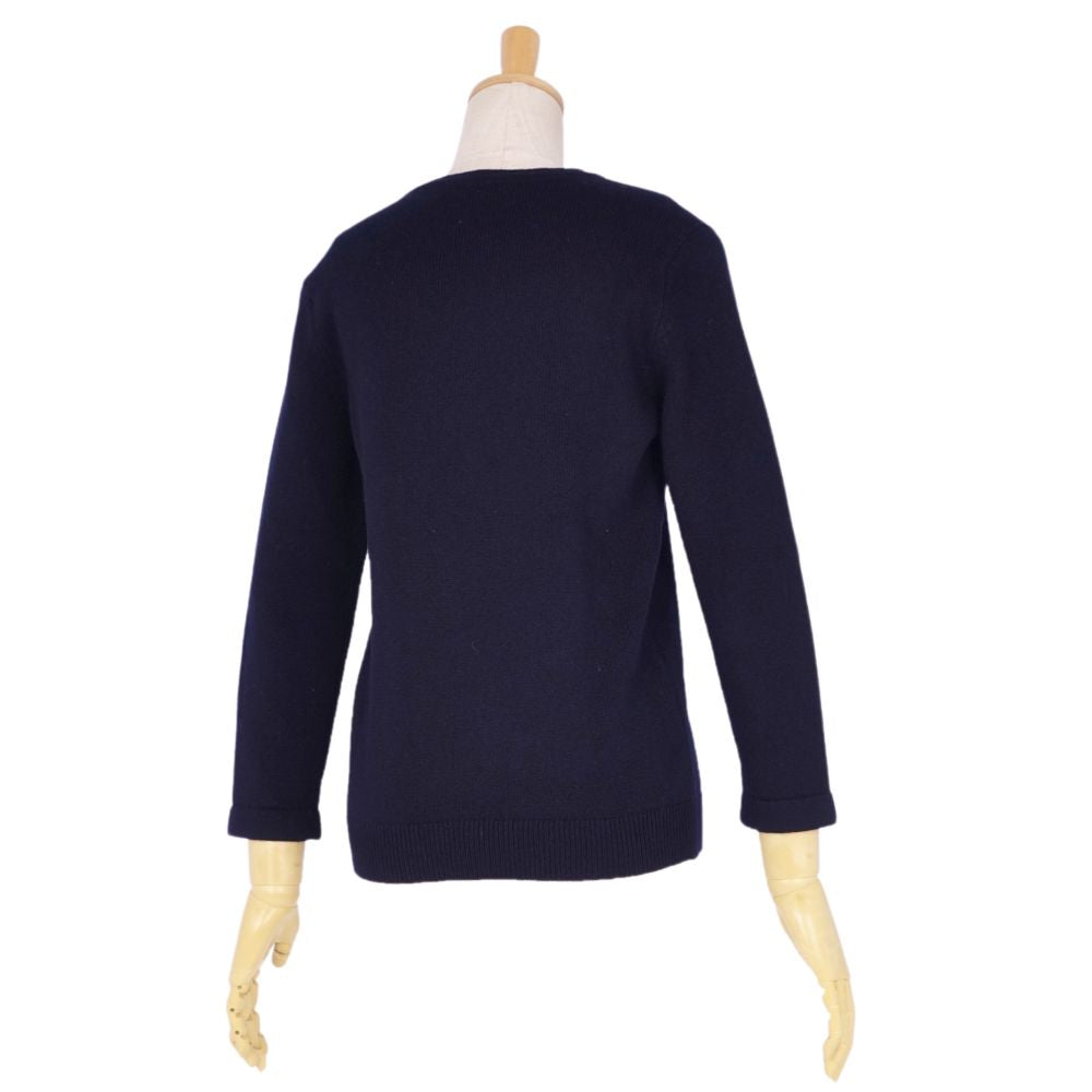 Hermes Nitted SWEATER LONGSLEAVE CASIMIA 100% TOPS LADY 34 (S equivalent) NAIBY  SI MARKET