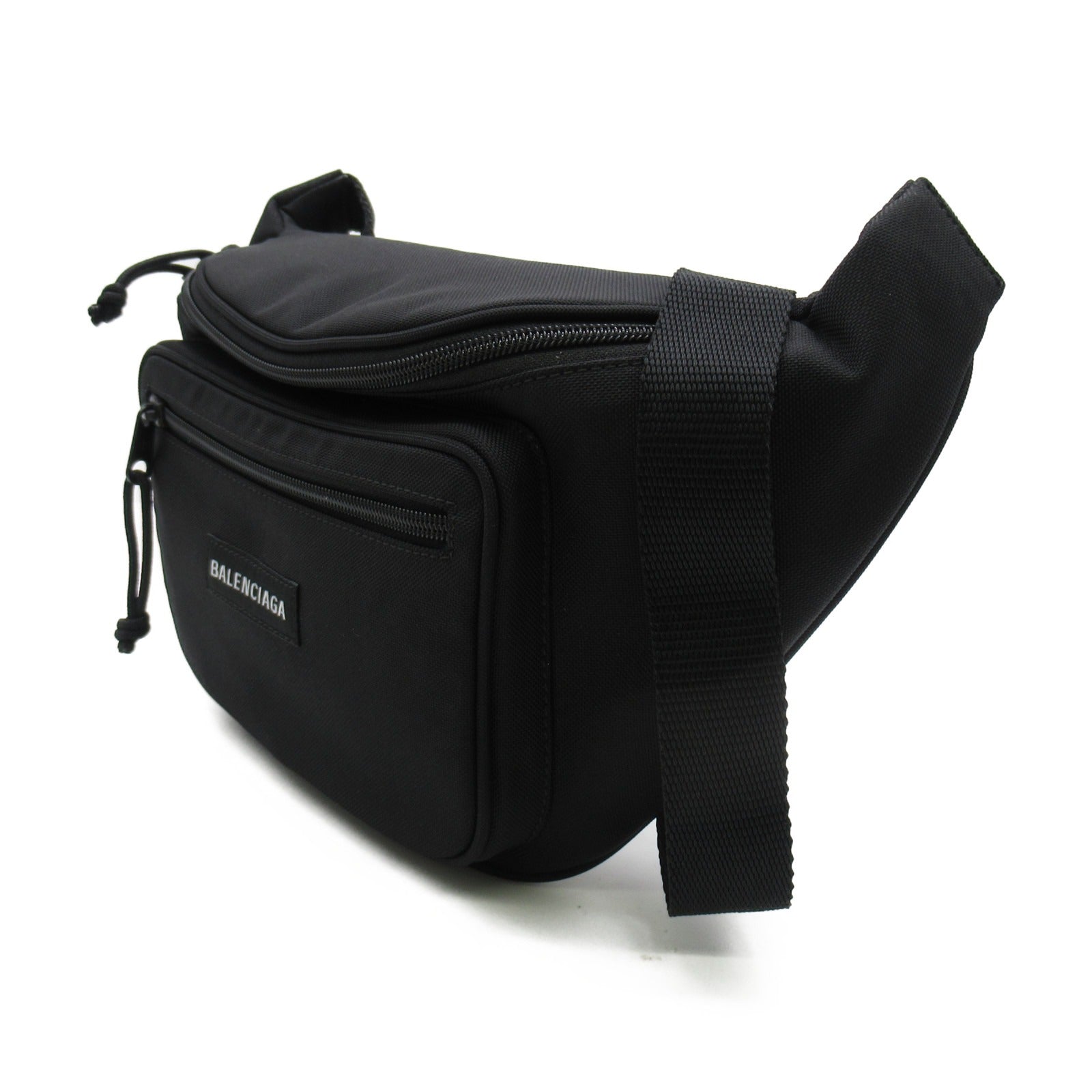 BALENCIAGA EXPLORER Belt Bag Waistern Bag  Canvas Black 4823892JMF71000