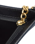 Chanel Fall 2002 Black Canvas Icon Chain Handbag