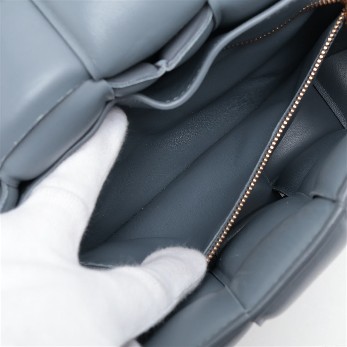 Bottega Veneta Maxine Inchart Padette Leather Shoulder Bag Gr