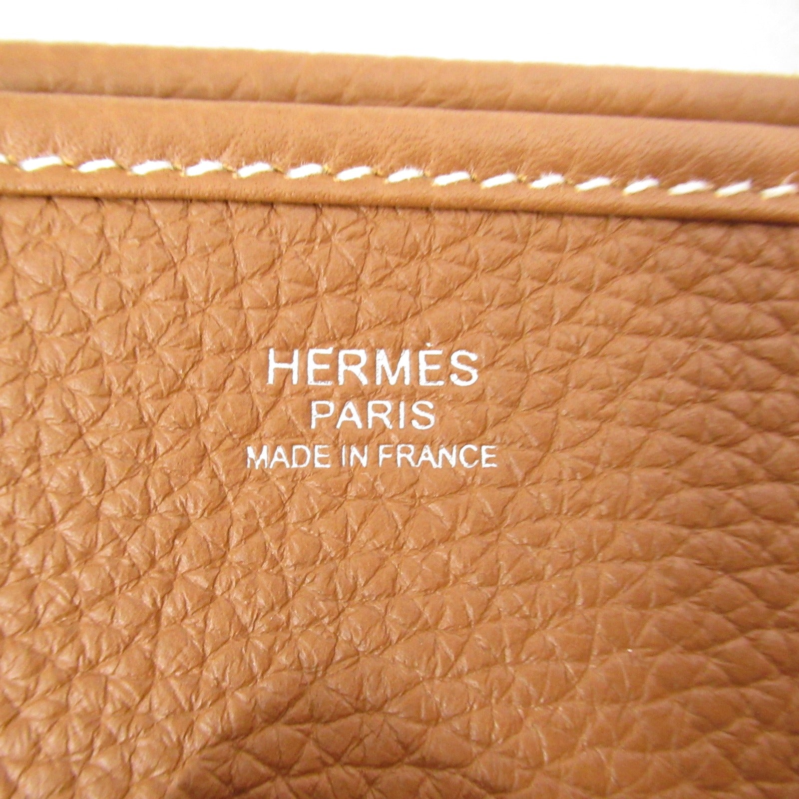 Hermes Evelyne PM G Shoulder Bag Leather Gold