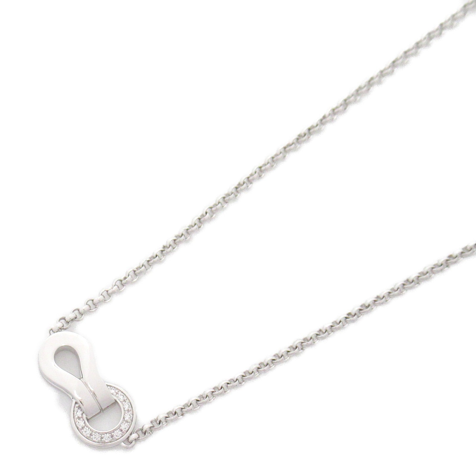 Cartier Cartier K18WG (White G) Diamond  Clear Necklaces