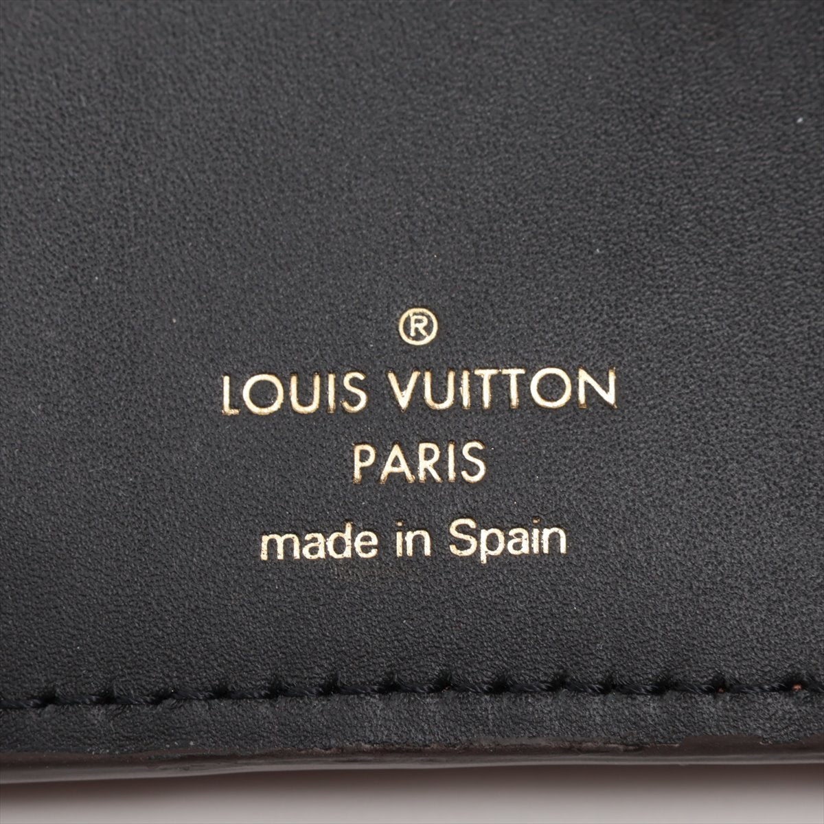 Louis Vuitton Monogram Reversee Portefolio Dfine Compact M68725 Black x Brown Compact Wallet