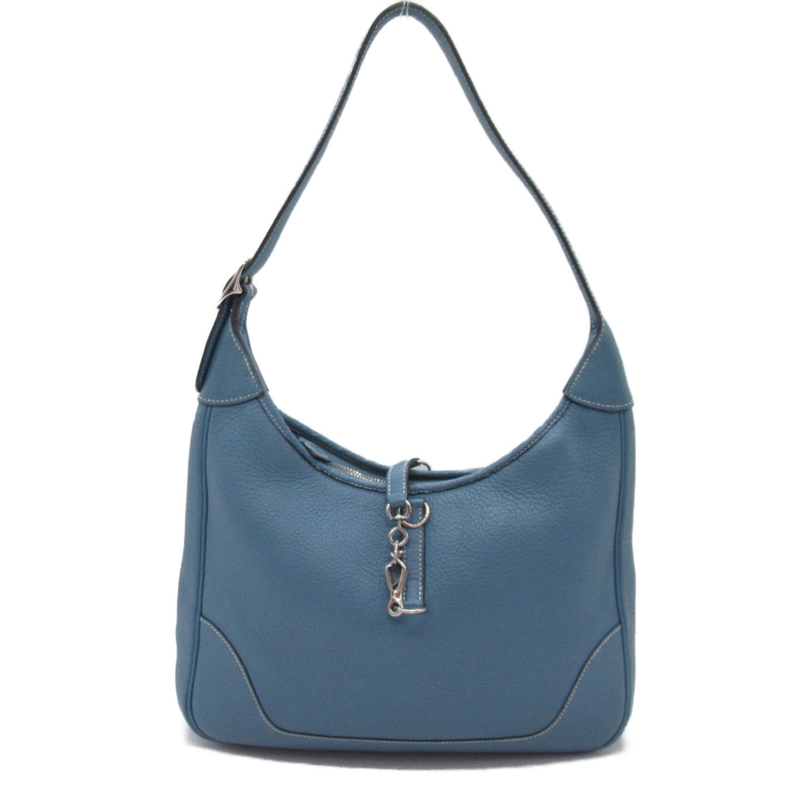 Hermes Hermes Trim 31 Blue Green Shoulder Bag Shoulder Bag Leather  Blue