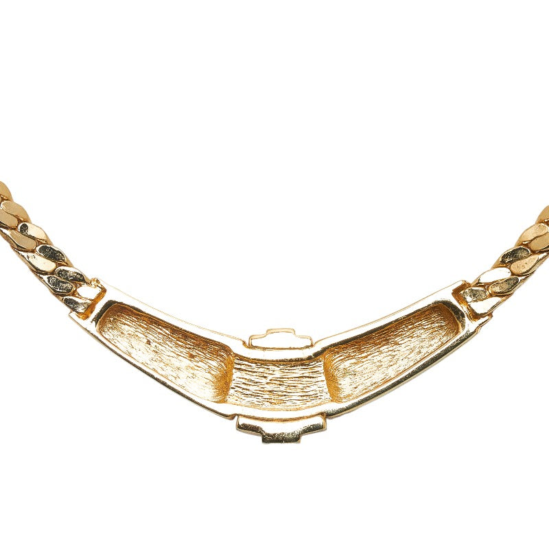 Dior Rhinestone Chain Necklaces G   Dior