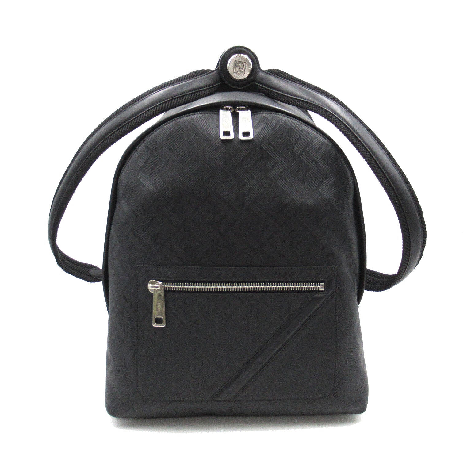 Fendi Fendi Kiode Shadow Diagonal Backpack Rucksack Backpack Bag   Black 7VZ076APDOF0GXN