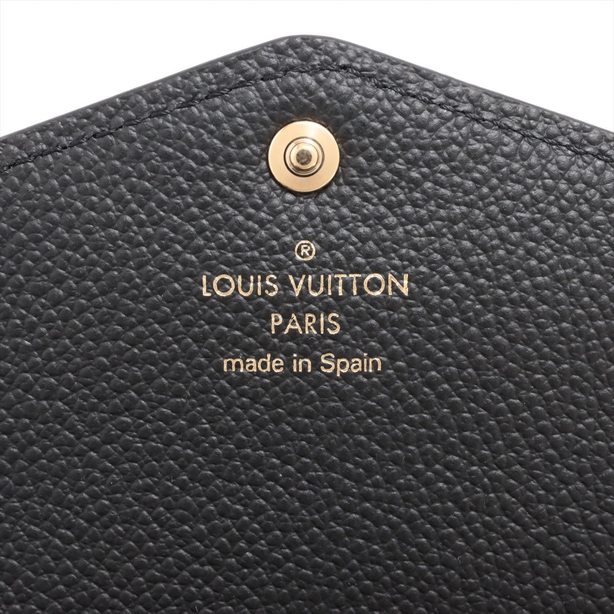 Louis Vuitton Bi-Color Monogram Implant Portfolio Sarah M80496 Noneir Long  Reaction Wallet