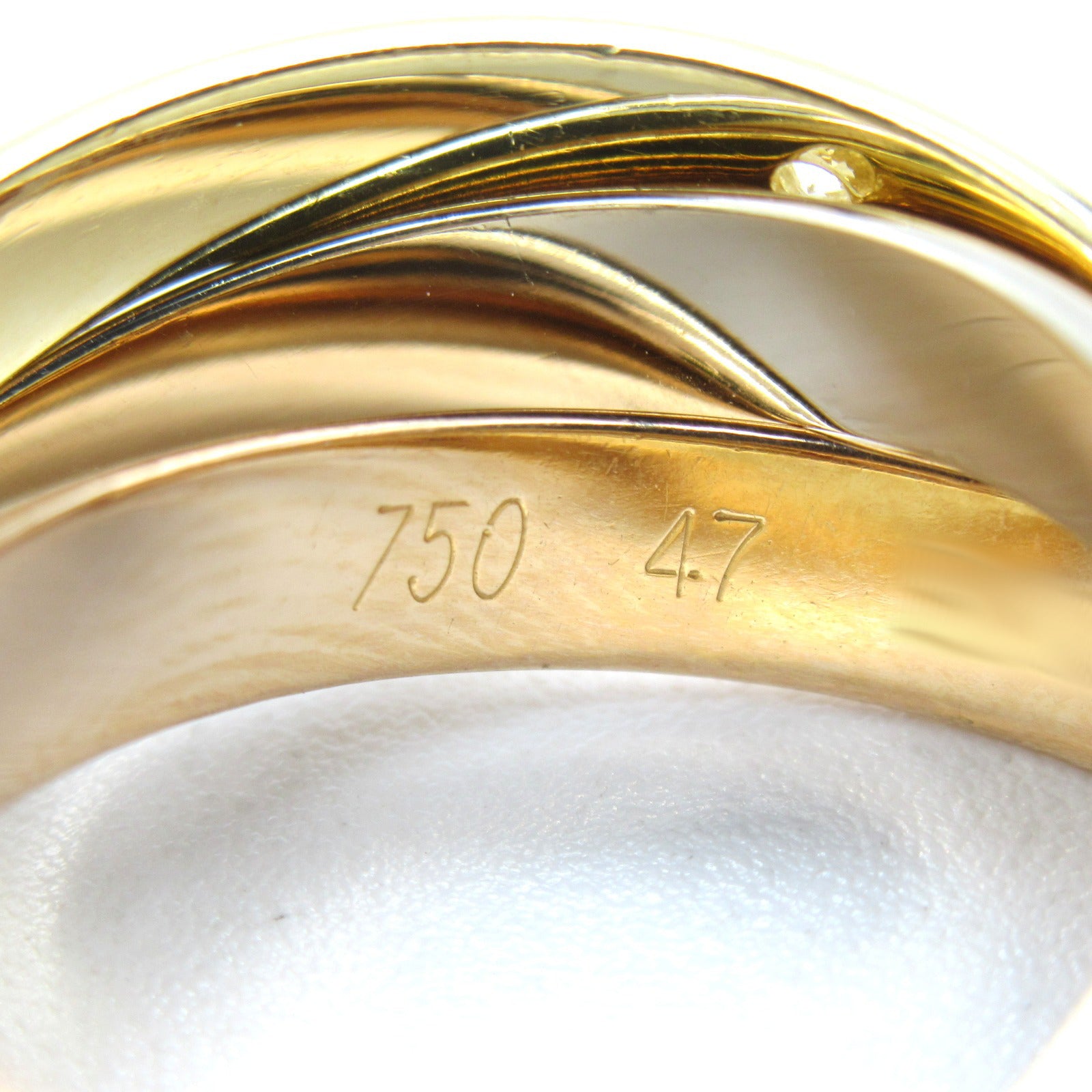 Cartier Trinity Ring Ring Jewelry K18WG (White G) K18PG (Yellow Gold) K18PG (Pink Gold)  Gold