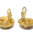 Chanel 1994 Gold 'CC' Filigree Earrings Small
