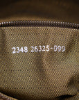 FY ZUCKA MANMABACKET ON SHOULDER BAG 26325 Brown canvas leather ladies FENDI