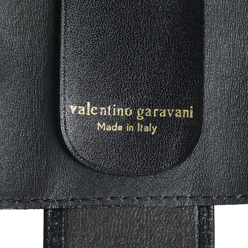 Valentino Black Leather  Keycase Valentino Black Leather Men&#39;s Valentino