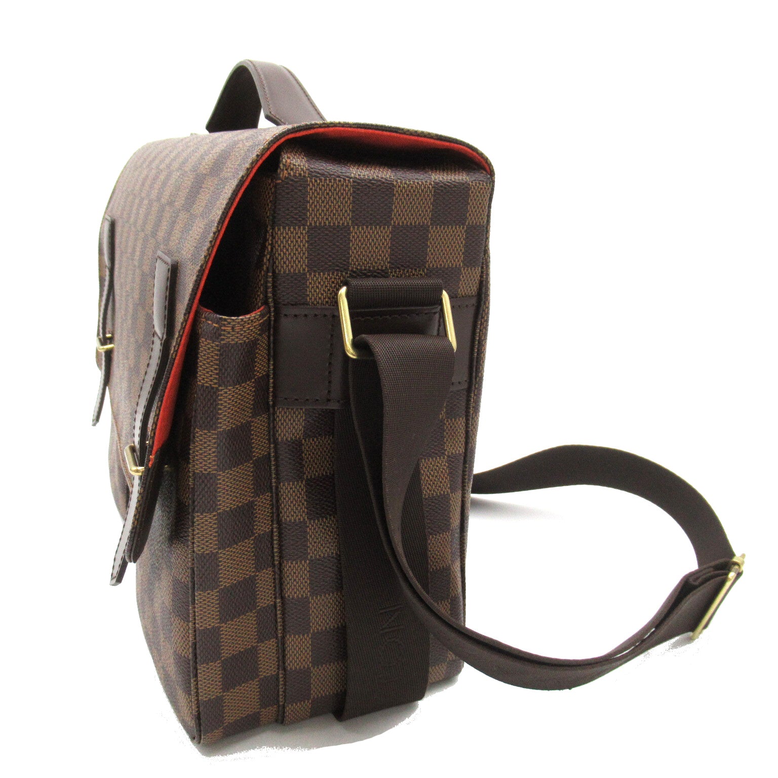 Louis Vuitton Broadw Shoulder Bag PVC coated canvas Damiens Brown N42270