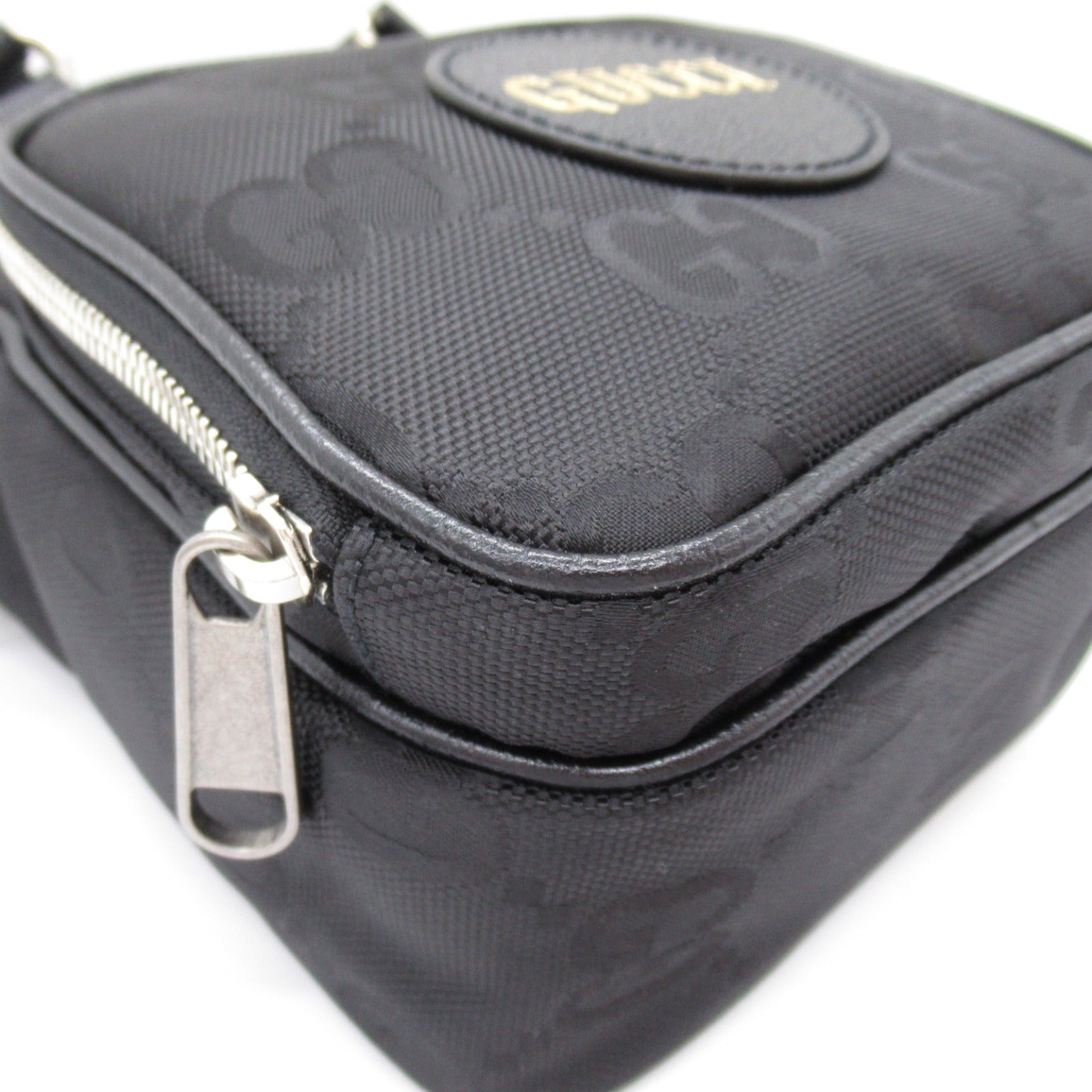 Gucci Off The Grid Shoulder Bag Shoulder Bag Nylon Leather  Black 625850