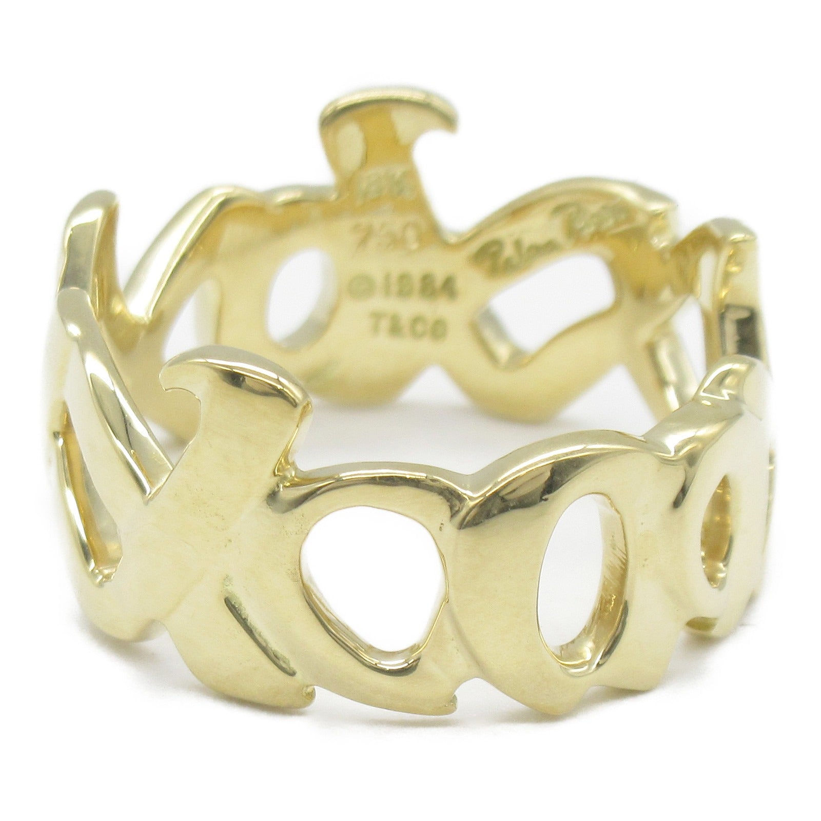 Tiffany TIFFANY&amp;CO  &amp; Kiss Ring Ring Jewelry K18 (Yellow G)   G