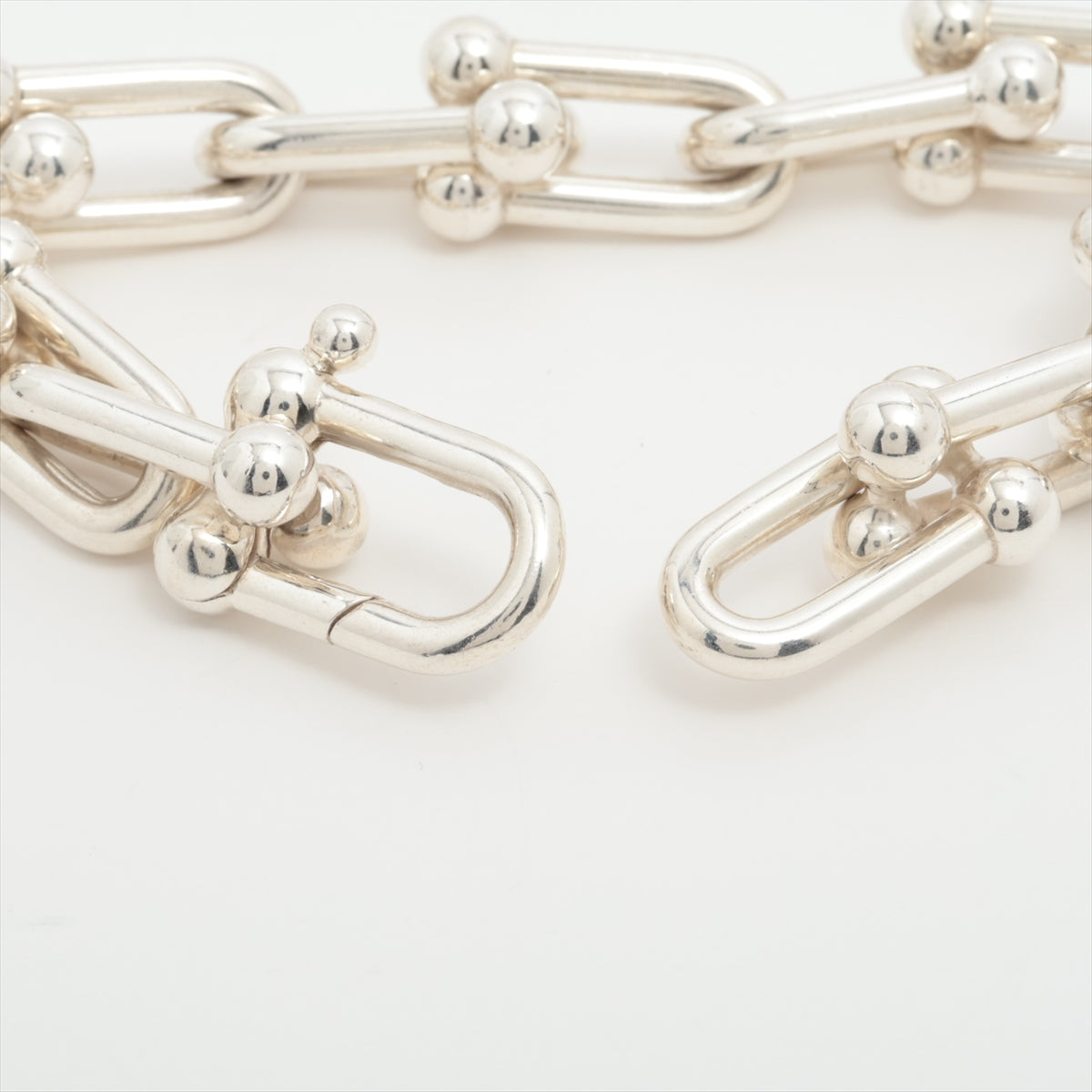 Tiffany Hardware Laminated Bracelet 925 63.0g Silver Laminated