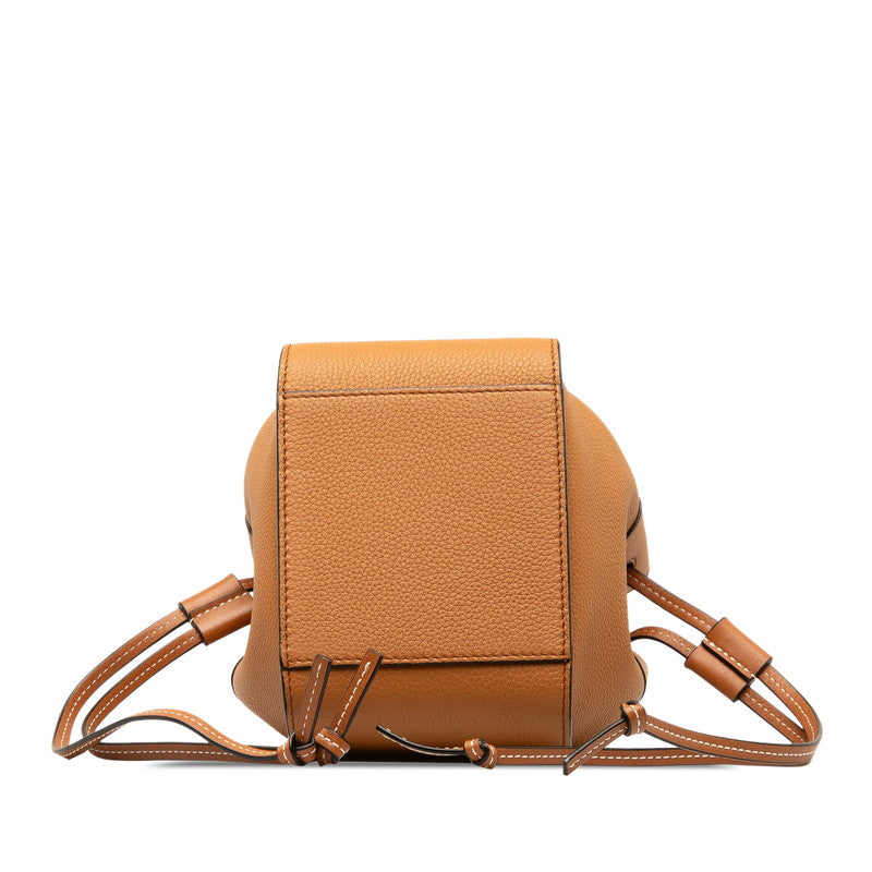 Loewe Hammock Dressing Bag Mini Handbag Shoulder Bag 2WAY Brown  Leather  LOEWE