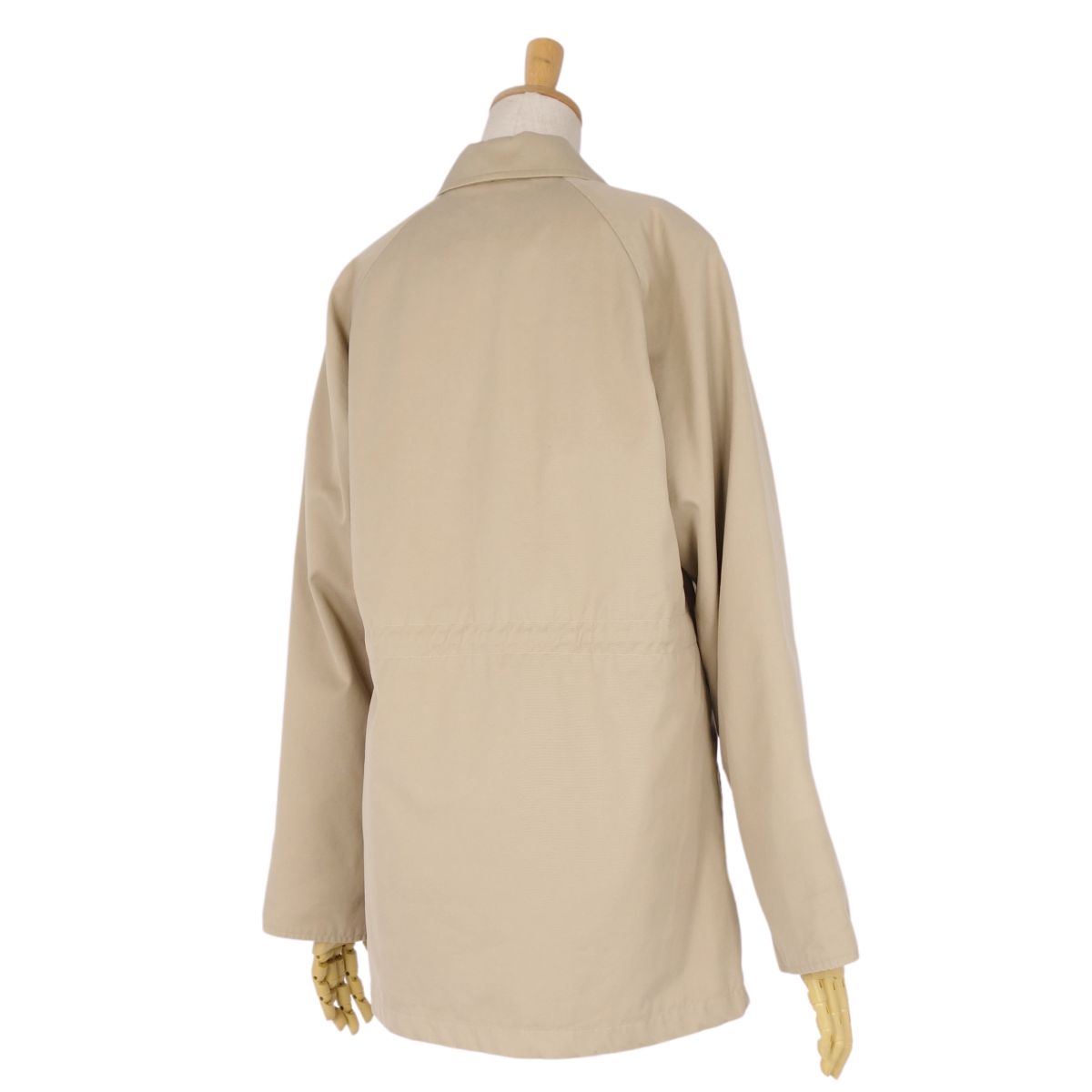 Vint Burberry s Coat One Handle Stainless Colour Coat Balmacorn Coat Back Check UK Made   6 (S equivalent) Beige - FODMEST