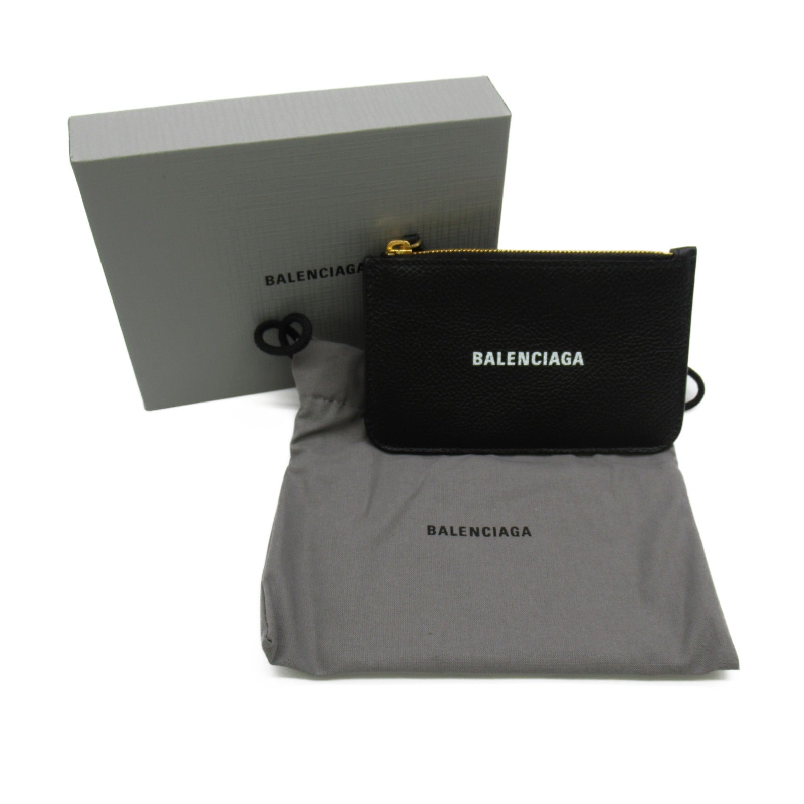 Balenciaga BALENCIAGA Card Case Card Case Accessories Leather  Black 6371301IZIM1090