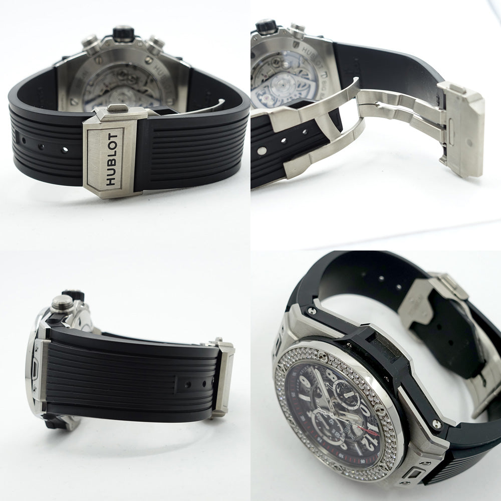 HUBLOT Hublot Big Bang Unico Titanium Diamond Bezel 411.NX.1170.RX.1104 45mm Titanium  Watch
