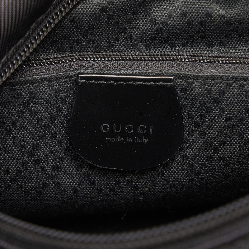 Gucci Bamboo Handbag 0001014 Black Nylon Women&#39;s