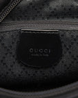 Gucci Bamboe Handtas 0001014 Zwart Nylon Dames