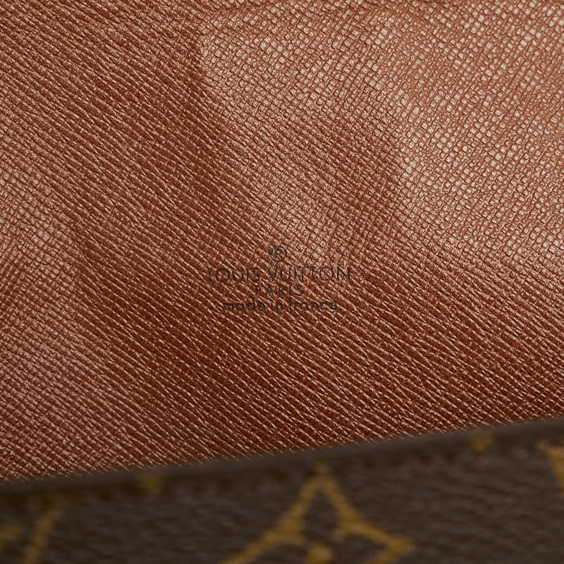 Louis Vuitton Monogram Porte Document Senator Business Bag Backpack M53335 Brown PVC Leather Mens LOUIS VUITTON