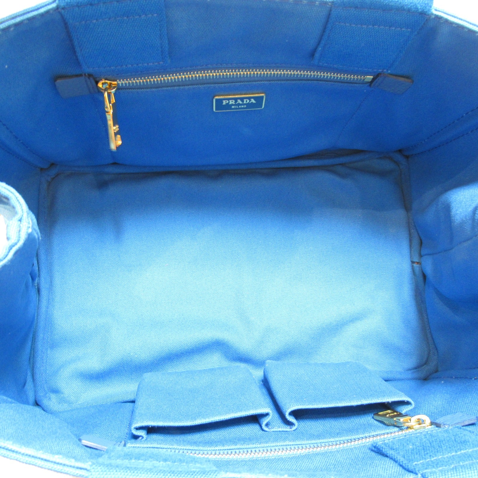 Prada Prada Canapa Tote Bag  Bag  Blue BN1877