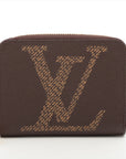 Louis Vuitton Monogram Giant Reversee Zippy Coin  M69354 Brown x Black Coin Power