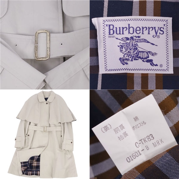 Vint Burberry s Coat Stainless Colour Coat Balmacorn Coat    Liner 9AR (M equivalent) Sandwiches