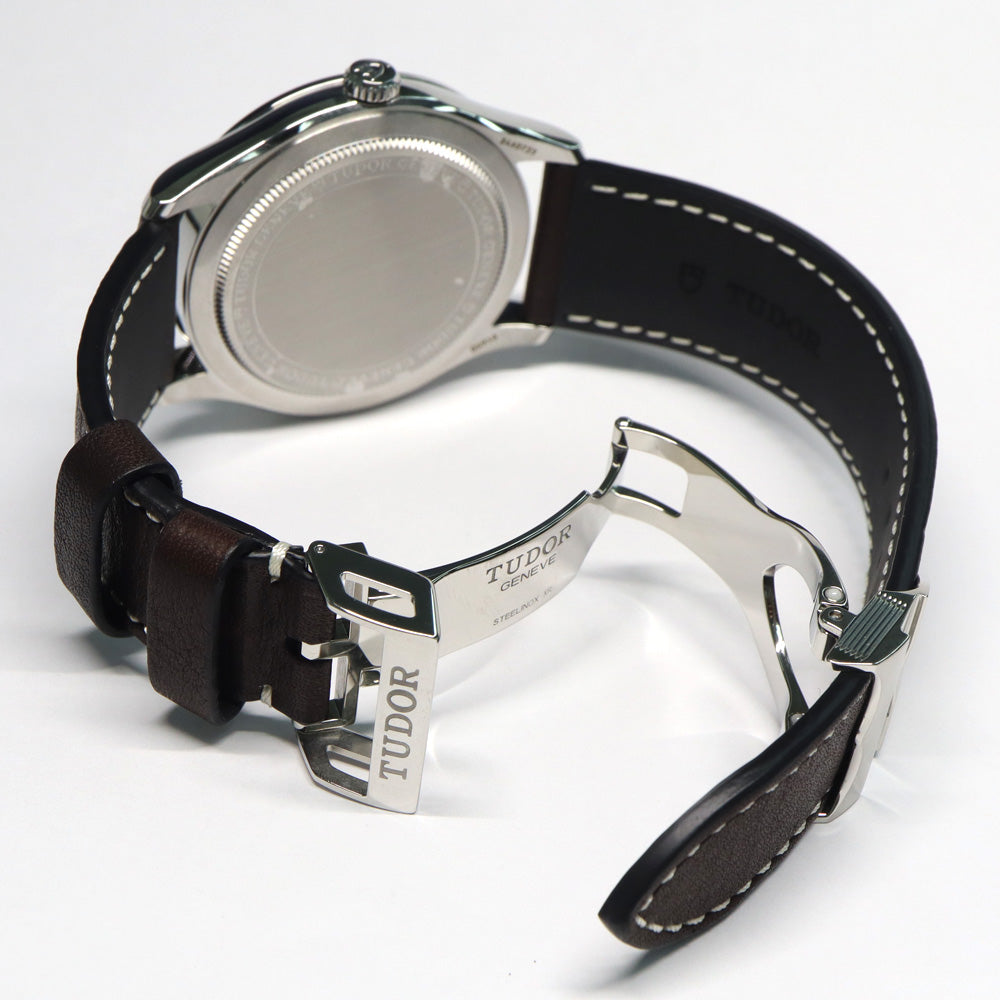 TUDOR 1926 41MM 91650 Black SS Leather Automatic Volume TUDOR  Watch Mens Watch