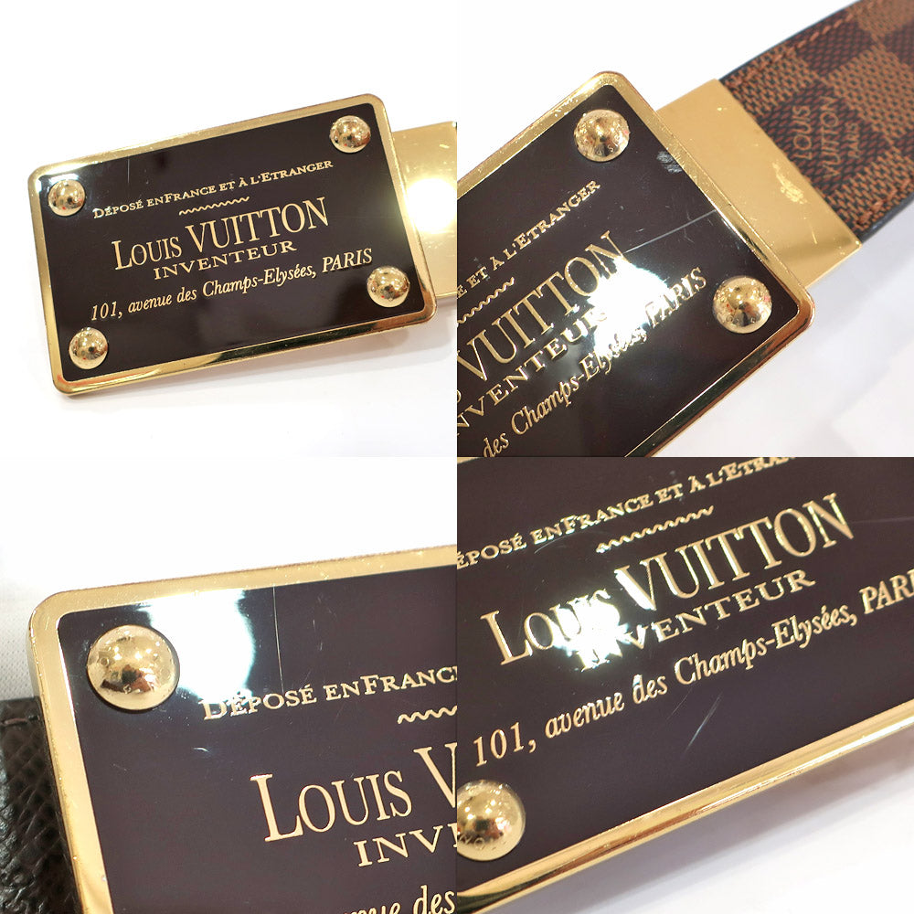 Louis Vuitton M9677 Reversee Belt, Damier Small, etc. 95/38