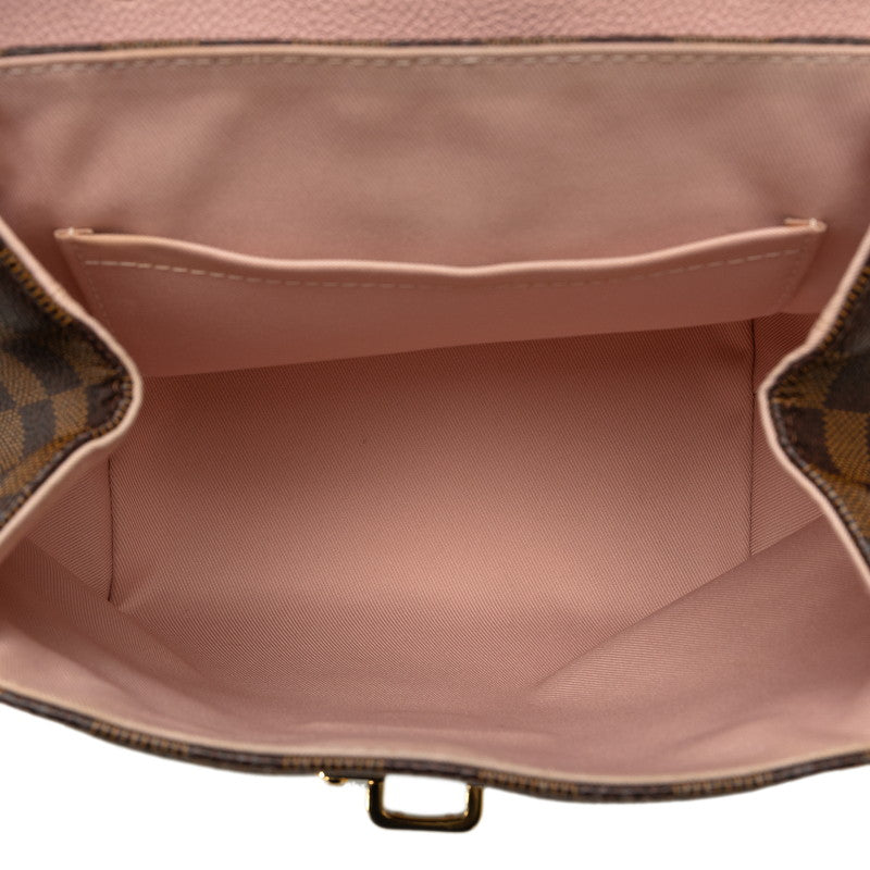 Louis Vuitton Damier Clapton Magnolia Rucksack N42262 Brown Pink PVC Leather  Louis Vuitton  Rucksack