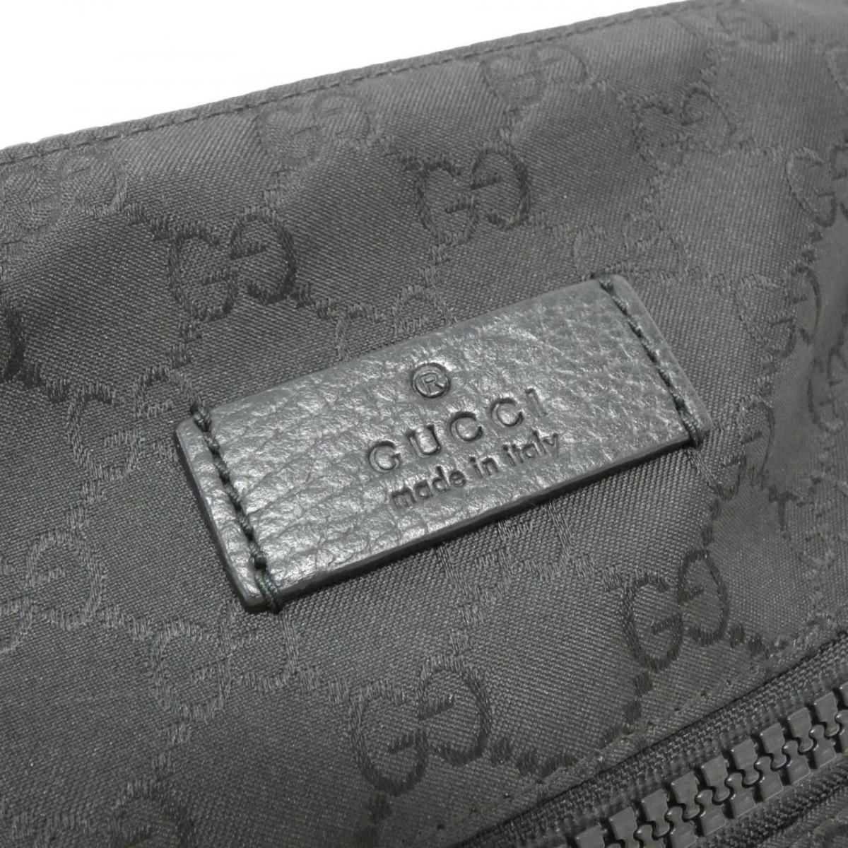 Gucci Shoulder Bag Black Monogram 509639 G1XHN
