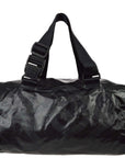 Chanel 2006-2008 Sports Line Black Vinyl Gym Bag 35