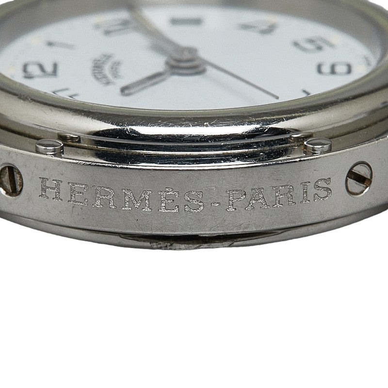 Hermes Clipper  CL4.210 Quartz White Dial Stainless Steel  Hermes