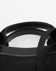 Dolce & Gabbana Nylon x Leather 2WAY Handbag Black