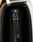 Louis Vuitton Monogram Matte Alston Sac à bandoulière M55122 Noir Cuir Noir