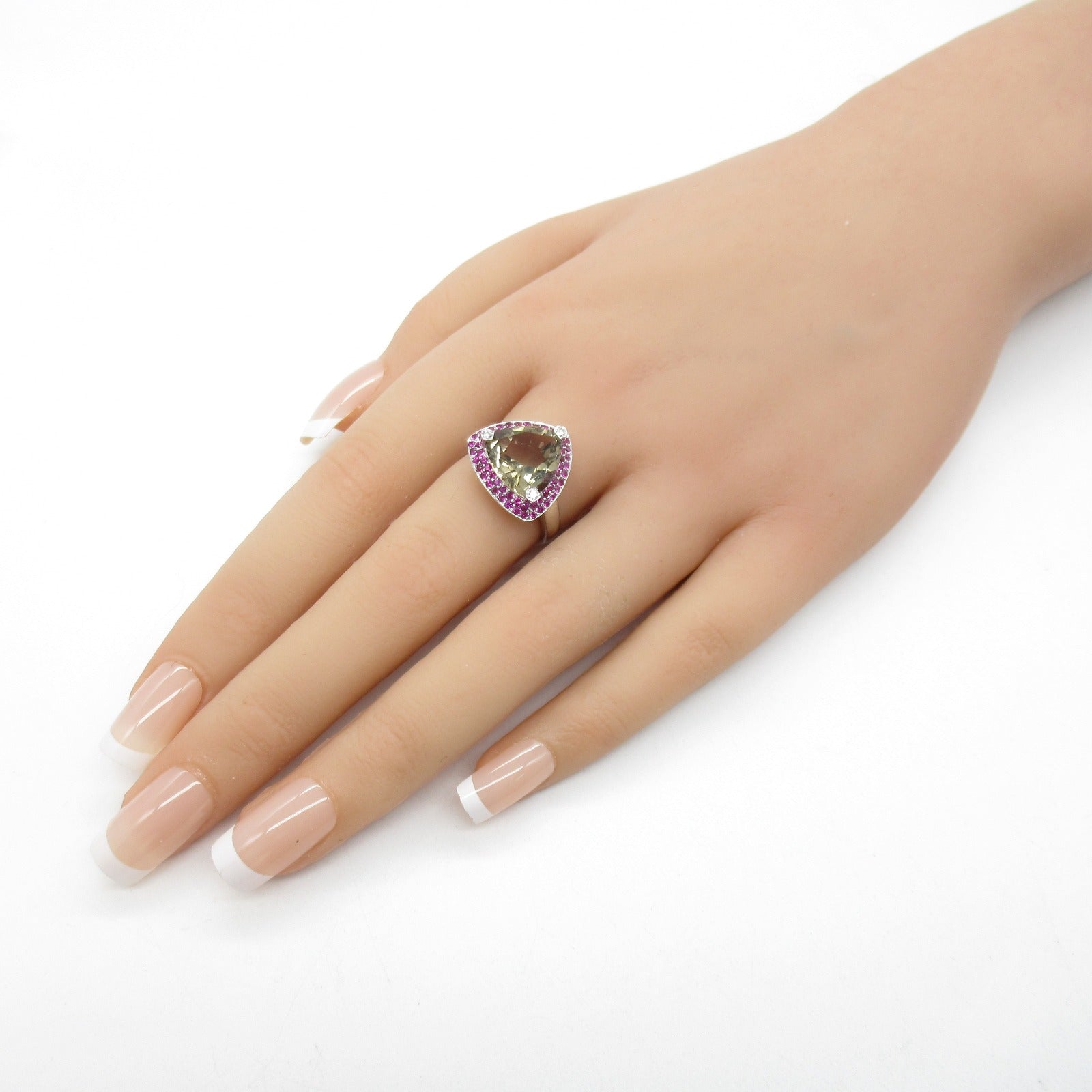 Jewelry Jewelry Jewelry Jewelry Jewelry K18WG (White G) Diamond Ru/Smo—Kycounts  Multicolor