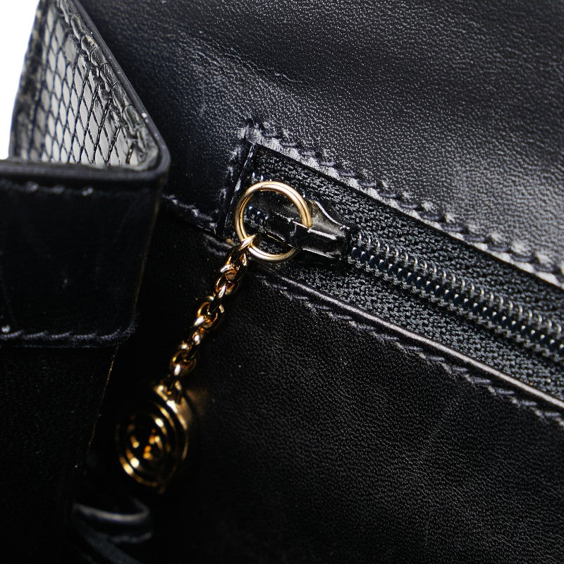 Gucci  Lock Handbag Shoulder Bag 2WAY 000 01 0192 Black Leather  Gucci