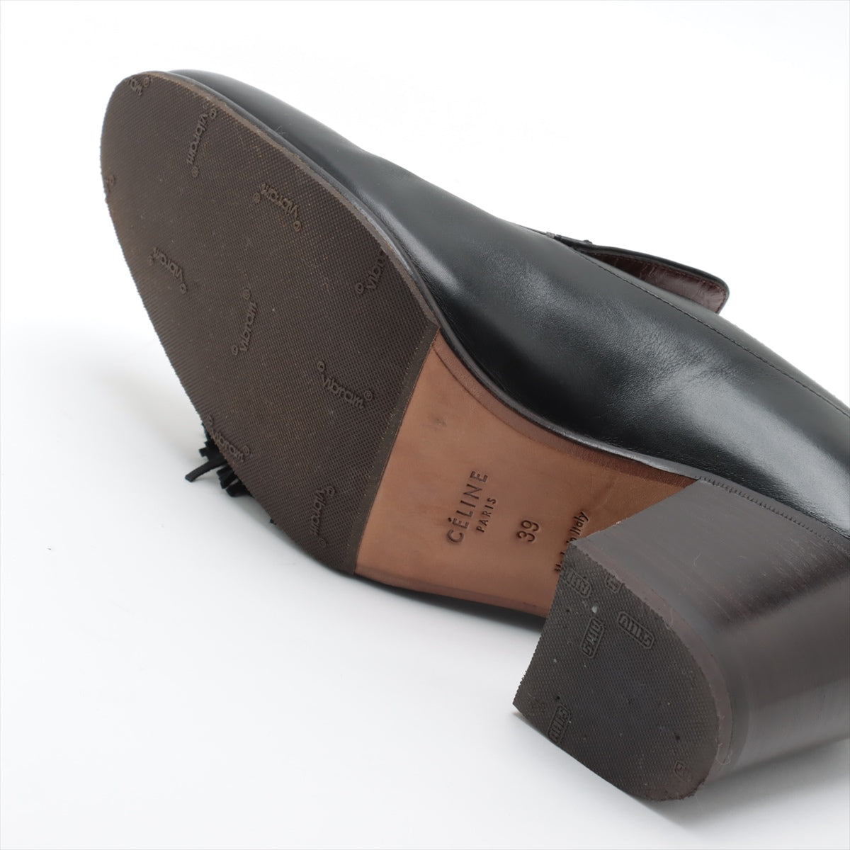 Celine Five-Year Leather  39  Black Tassel