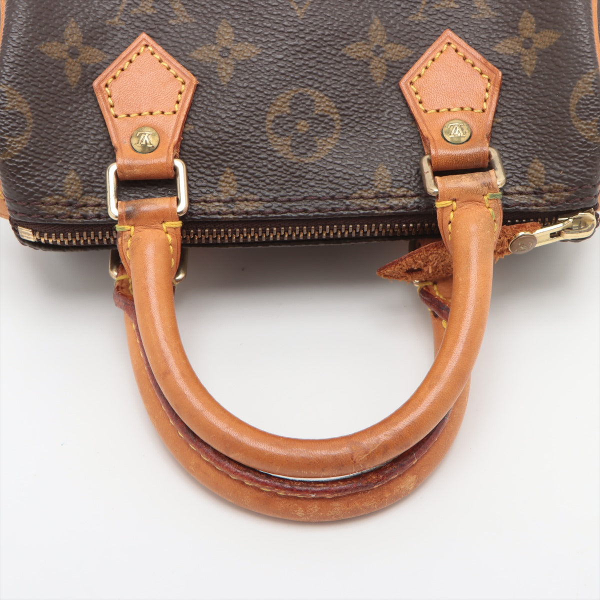Louis Vuitton Monogram Mini Speedy M41534 Fashnapple Leather Crush