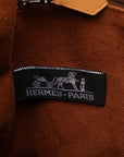Hermes Saxor MM Handbag Brown Canvas  Hermes