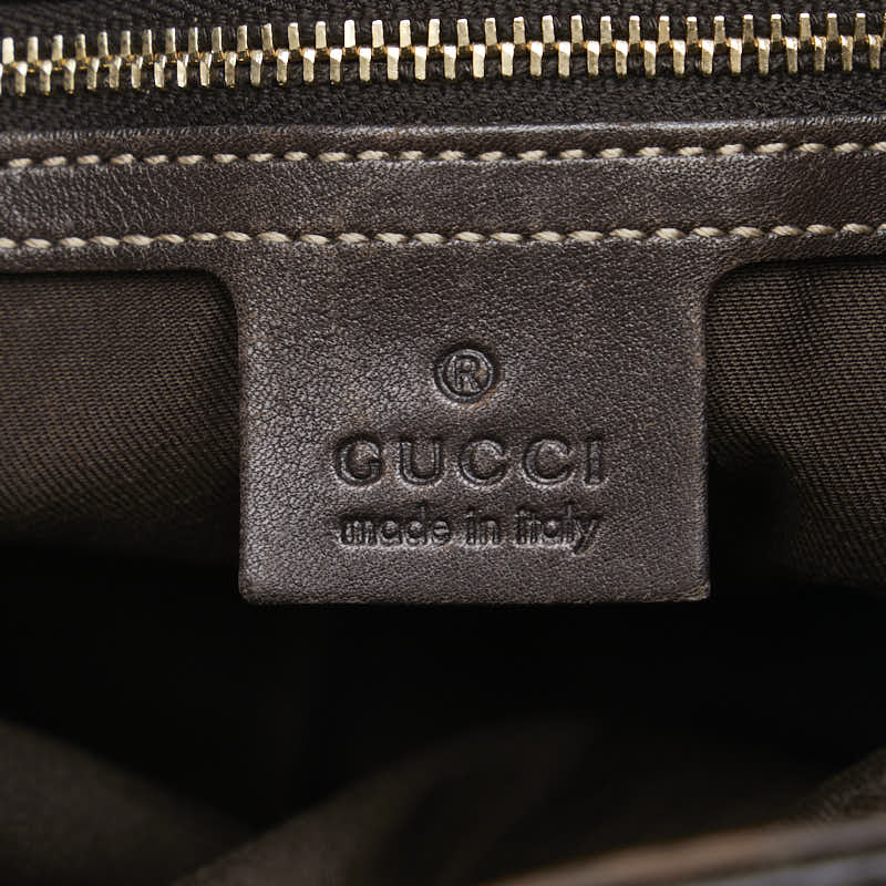 Gucci GG Crystal Handbag 223964 Beige Brown PVC Leather  Gucci