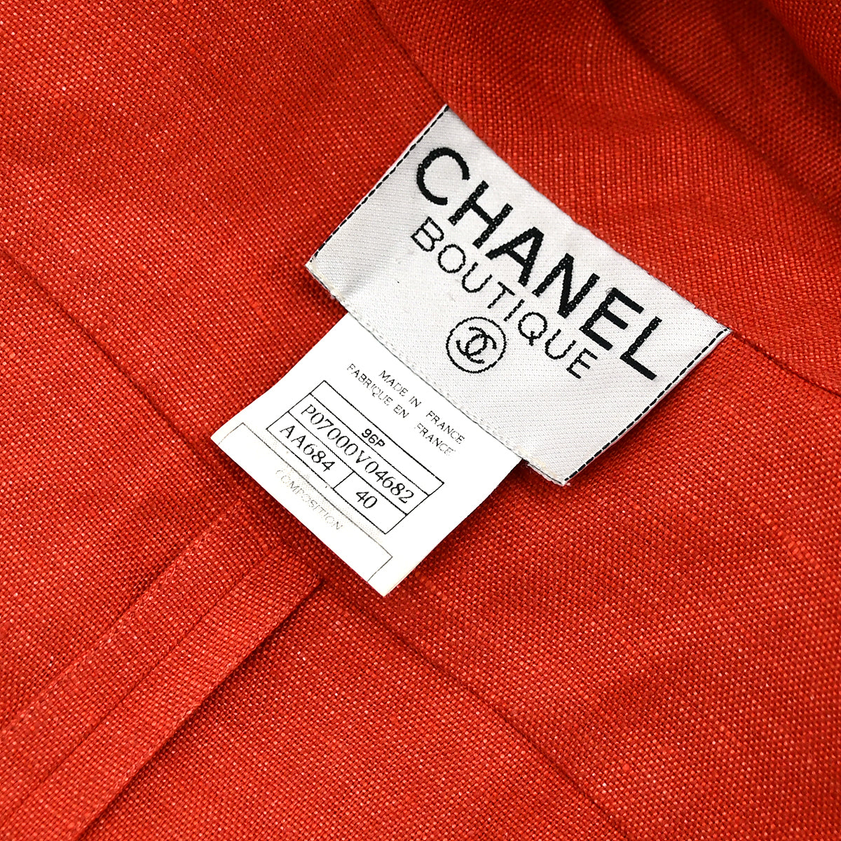 Chanel Shirt Blouse Red